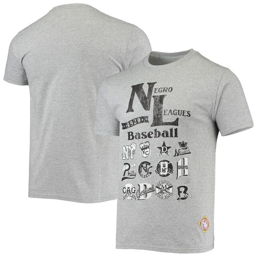 Stitches Negro League Wordmark T-Shirt - Heathered Gray.jpeg